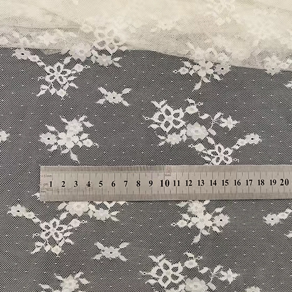 Großhandel Stretch-Spitzenstoff Spandex Nylon Dünnes Atmungsaktives Weiches Spitzenmaterial für Dessous Kleider Nähen DIY Bekleidung OEM – Detail 3