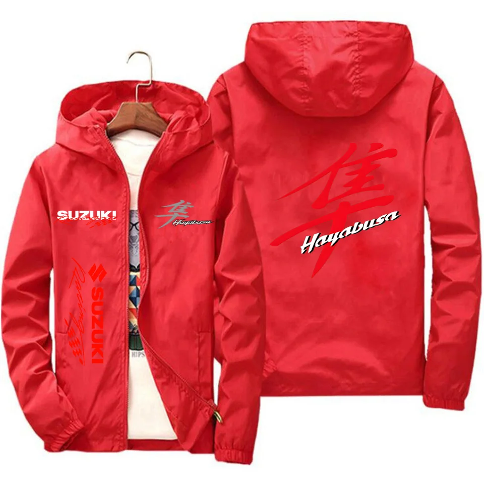 New Suzuki Motorcycle Racing Spring and Autumn Zipper Jacket Men's