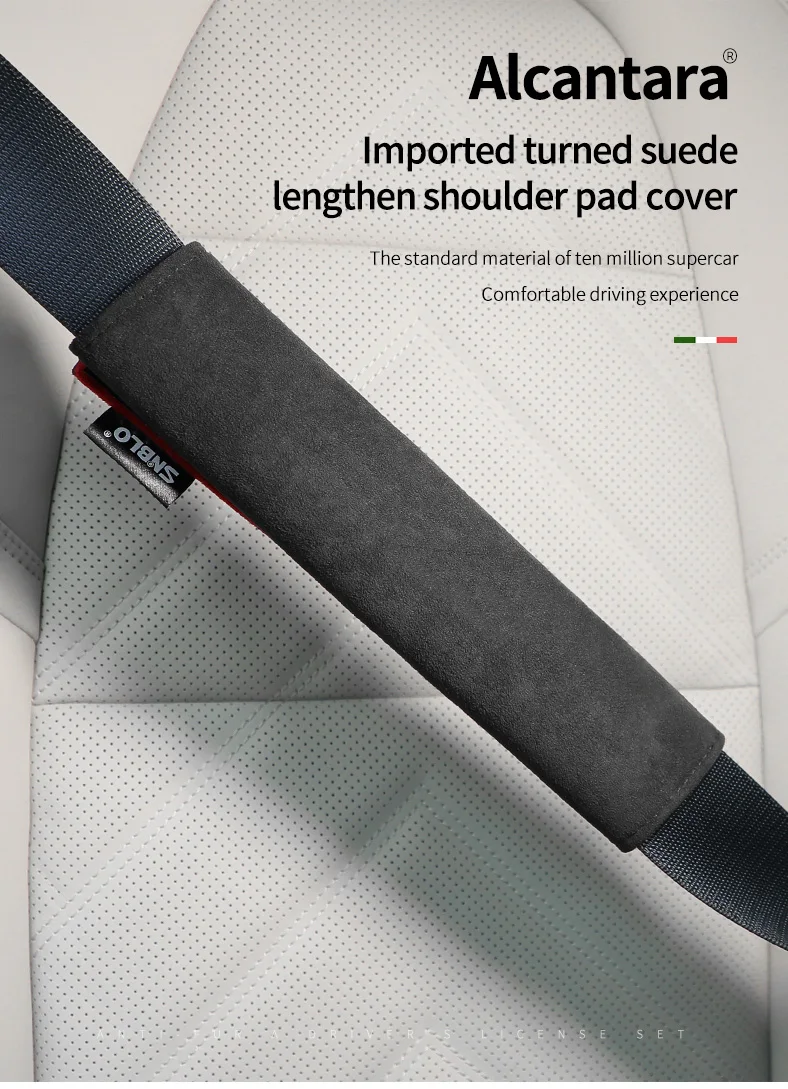 Für Subaru BRZ Legacy SIT Forester Crosstrek Innenraumzubehör Autosicherheitsgurte Schulterprotektor Abdeckung Wildleder-Verkleidung – Detail 1