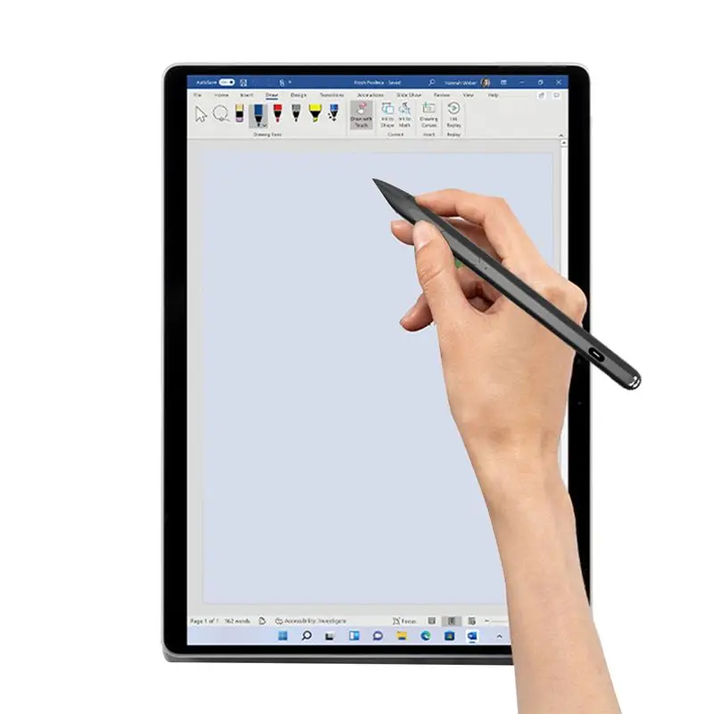 

BaoBao — активный стилус для ноутбука Microsoft Surface Pro 8, 7, 6, 5, 4 X, 4096 уровней, отклонение ладони под давлением, белый