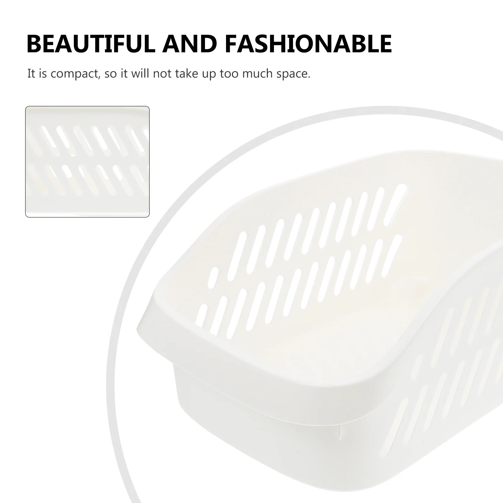 

1Pcs Storage Box Hollow Plastic Small Sundries Organizer Home Desktop Basket Multifunctional Jewelry Holder for Kitchen