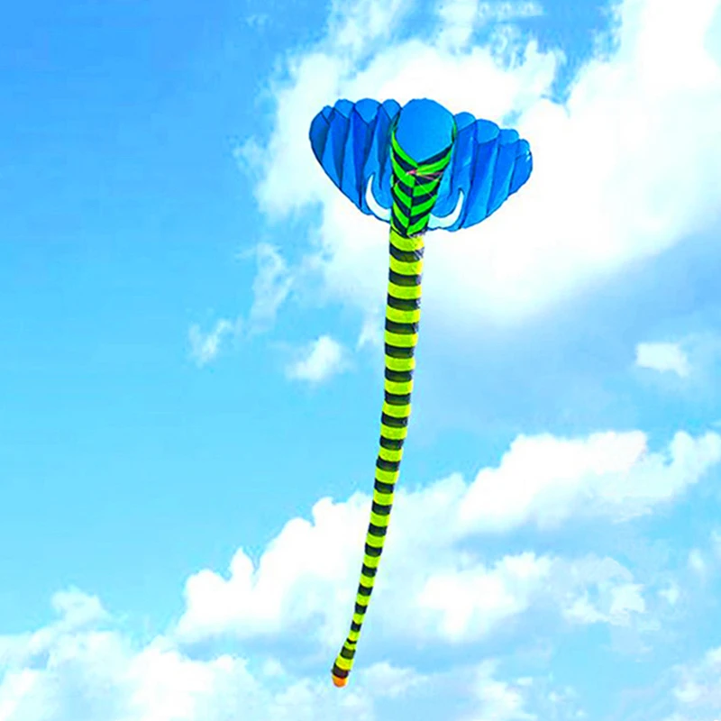 Grote olifant vliegeren zachte gigantische vliegeren vlinder Hangmat vlieger paal vliegeren reel regenboog hoge vlucht vlieger parafoil