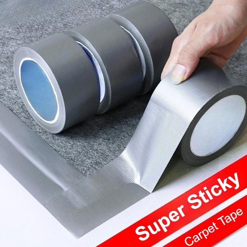 

Super Sticky Cloth Duct Tape Carpet Binding Floor Waterproof Heavy Duty Industrial Adhesive Tape Repair Bundles