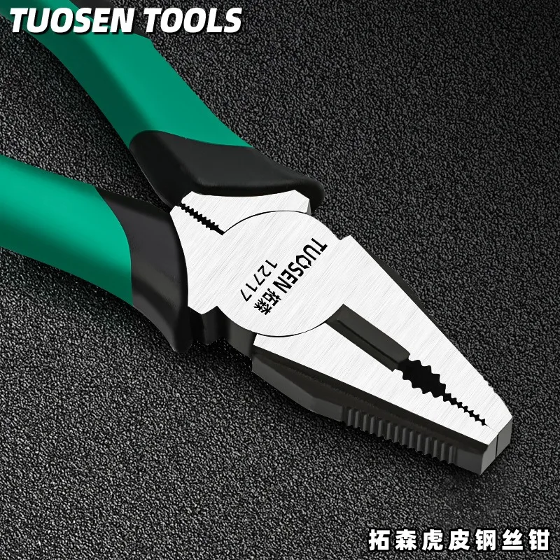 

Щипцы для проволоки Tuosen, плоскогубцы, 6-дюймовые плоскогубцы без усилий тигр, многофункциональные электрики промышленного класса, 8 дюймов