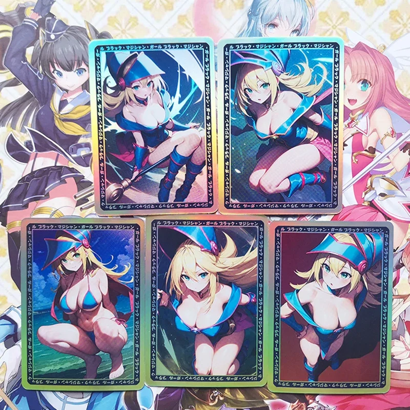 Anime Goddess Story Black Magician Girl Yae Miko Sangonomiya Kokomi carte Flash fai da te carte da collezione giocattoli regalo di compleanno