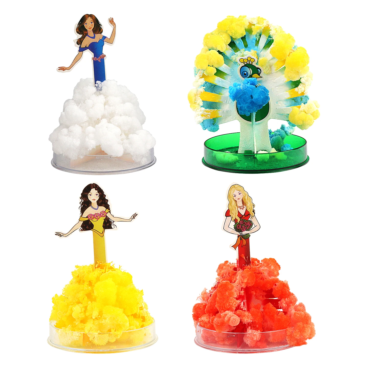 

Paper Tree Blossoming Magic DIY Material Pack, Princess Creative Education Handmade, Desktop Decoration Interactive Toy