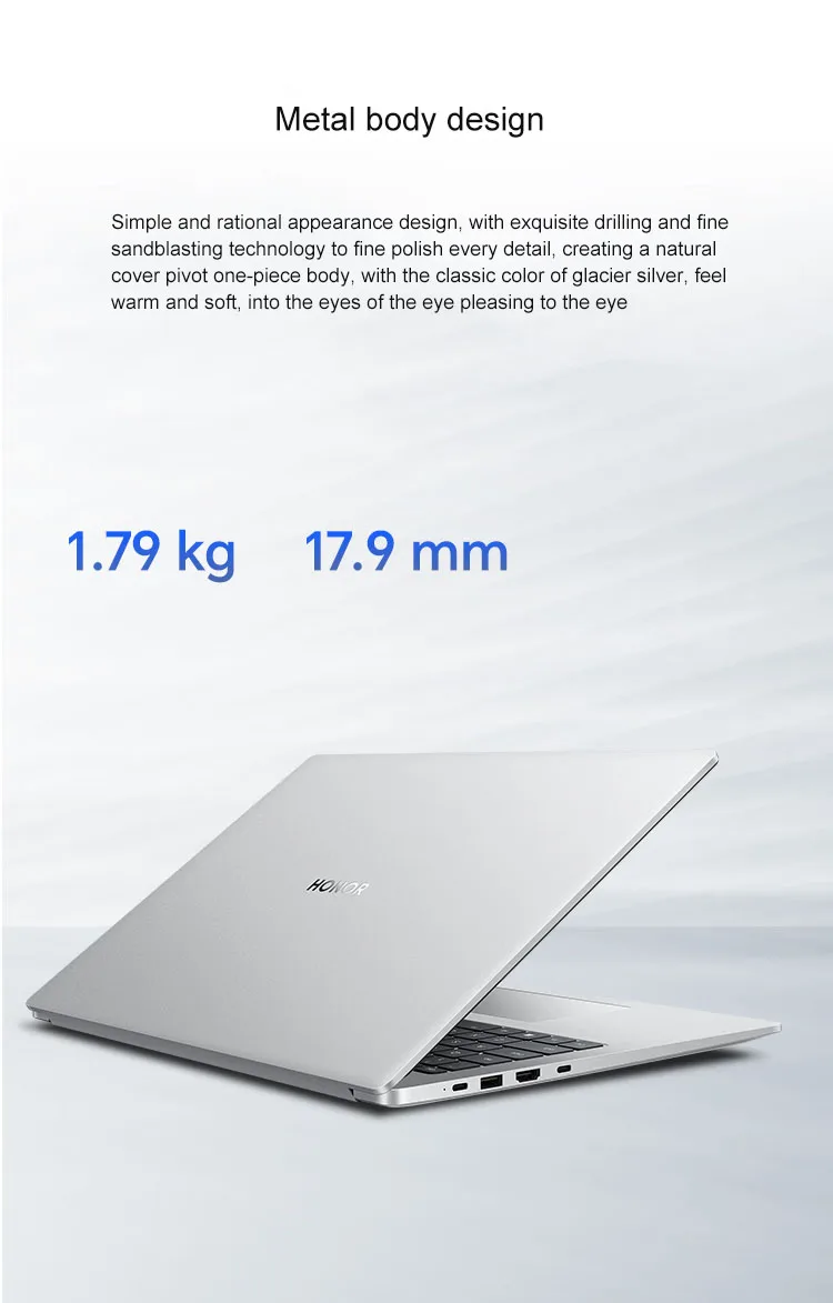 Honor Laptop X16 Plus 16-inch 2024 Riptide R7 8845HS 16GB/32GB RAM 512GB/1TB/2TB SSD 2.5K 120Hz Thin & Light Notebook Computer