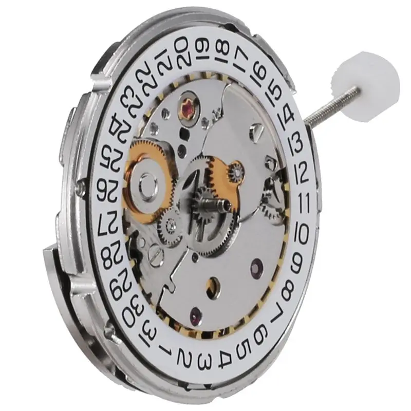 A003 Watch Movement for ST2130 Automatic Movement Replacement for ETA 2824 Classic Silver