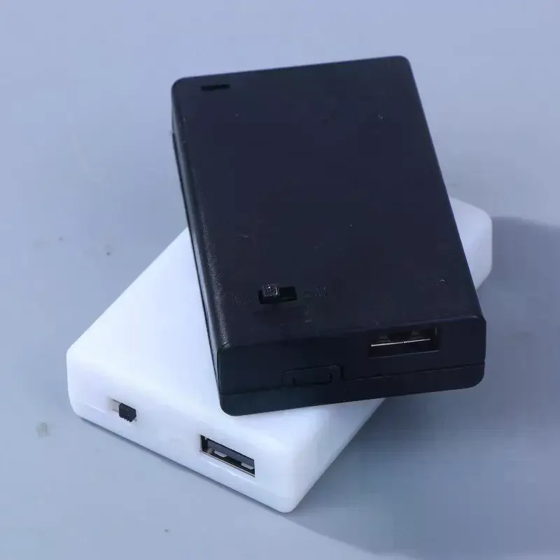 Multi-purpose 3AA 4.5V Battery Box; Switch Operated AA Battery Case with Line and USB Connectivity