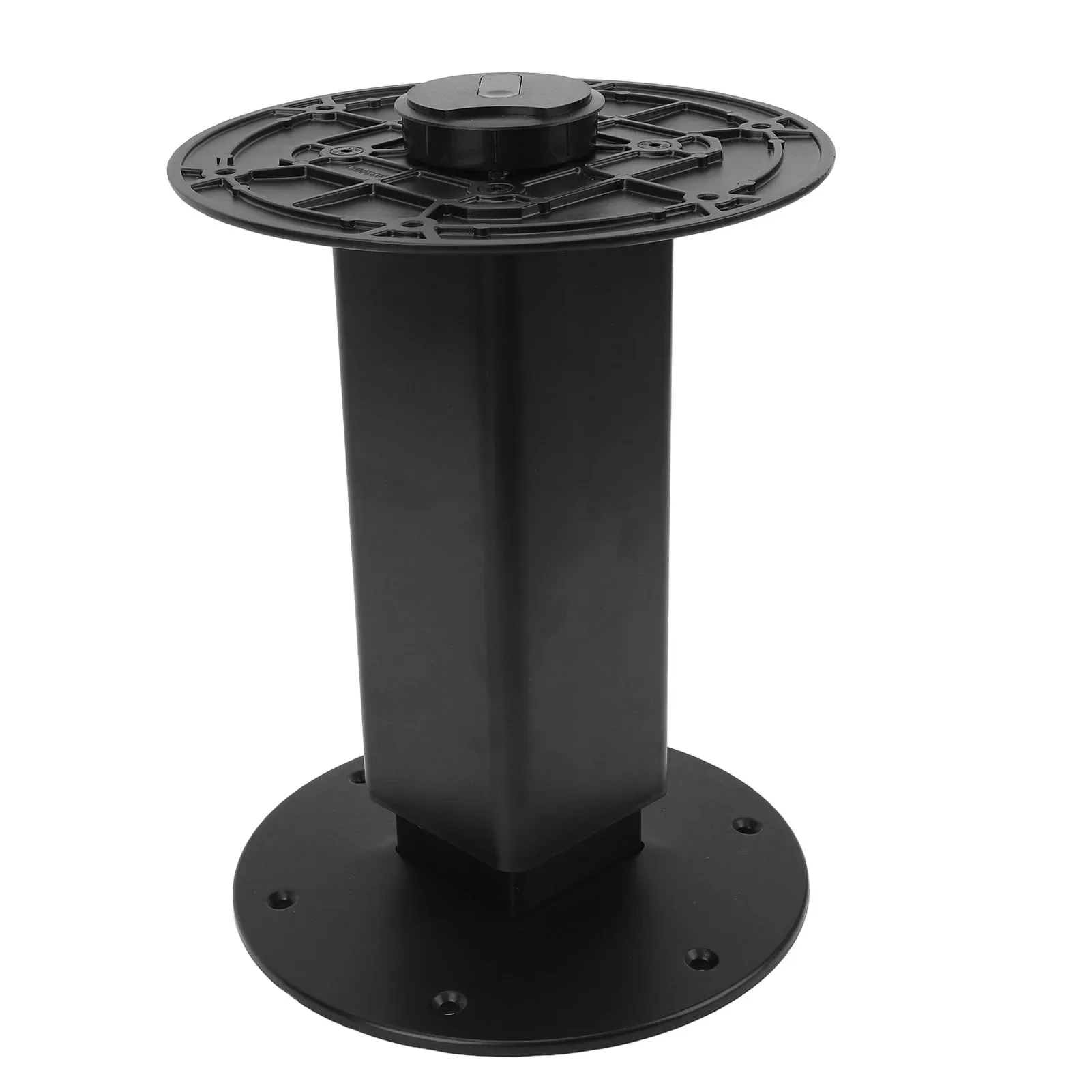 Table Pedestal Stand Base 310mm to 710mm Adjustable Aluminum Alloy Table Pedestal Stand for RV Camper Caravan Boat Yacht