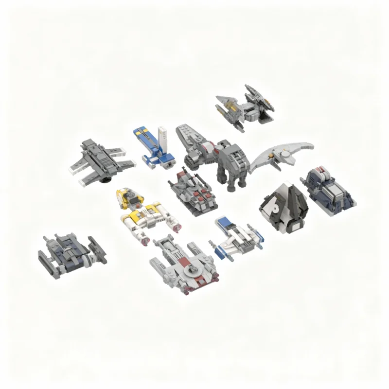 1762pcs MOC Advent Calendar Days Bonus Horizon Seasonal Star Battle Model Toys Building Blocks Christmas Gift Construction