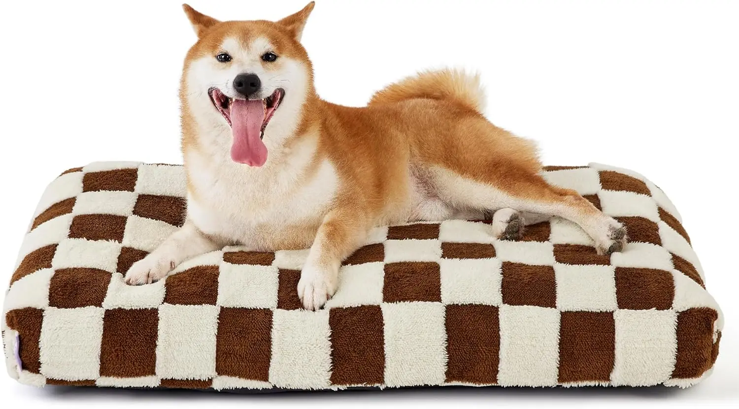 

Lesure Dog Beds Large Sized-Thi Shredded Chopped Foam Pet Bed Indoor With Removable Cover, Cute Modern Fuzzy Plush & Anti Slip