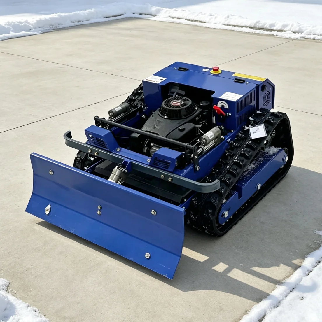 Customized Autonomous Radio Control Lawn Mower Petrol Crawler Flail Mower RC Self‑Propelled Garden Lawn Mower