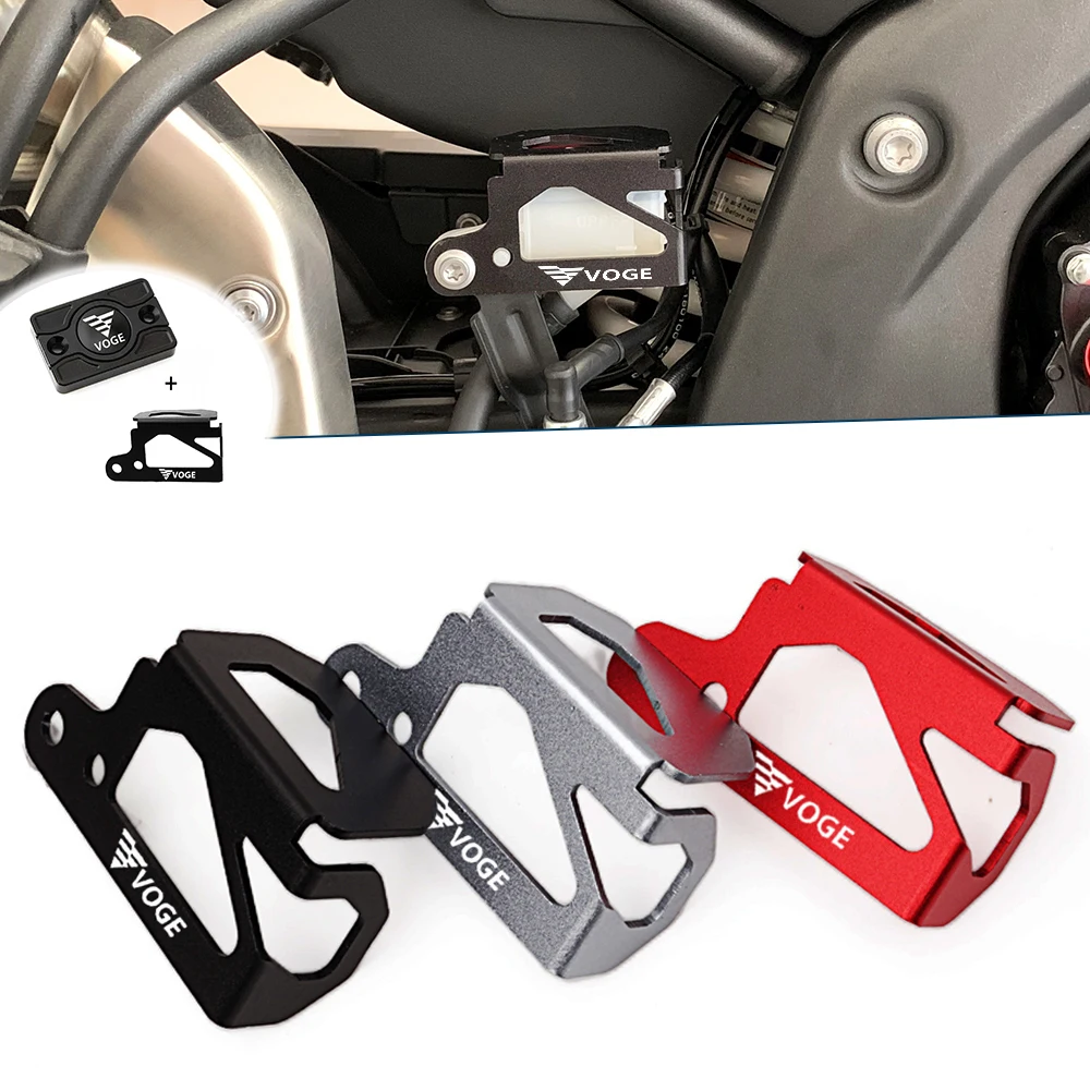 Osłona zbiorniczka płynu hamulcowego tylnego hamulca motocykla VOGE DS525X DS625X 525 625 DSX 2024 2025, zbiornik oleju silnikowego, korek wlewu oleju