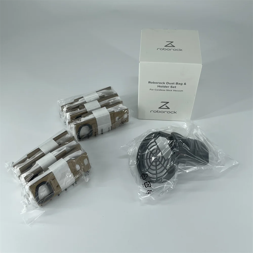 مجموعة حامل أكياس الغبار Roborock للمكنسة الكهربائية H6/H7 تحتوي على حامل واحد/12 أكياس غبار