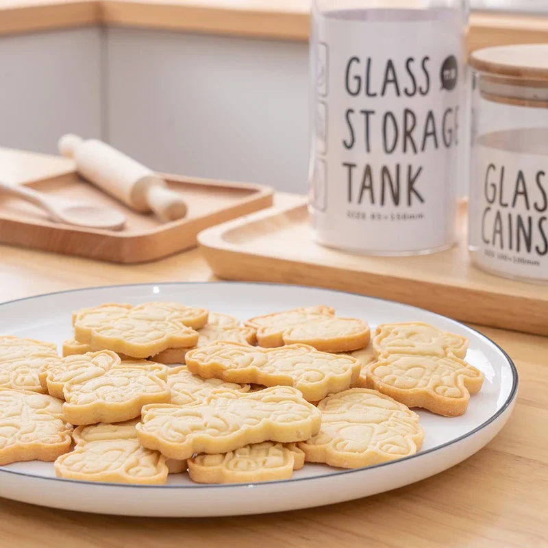 Paw Patrol Bolo e Cookie Cutter Set, Cortadores De Plástico, DIY 3D Baking Mold, Cortador De Biscoitos, Biscoito De Cachorro Dos Desenhos Animados, Ferramenta De Cozimento Decoração Ferramentas