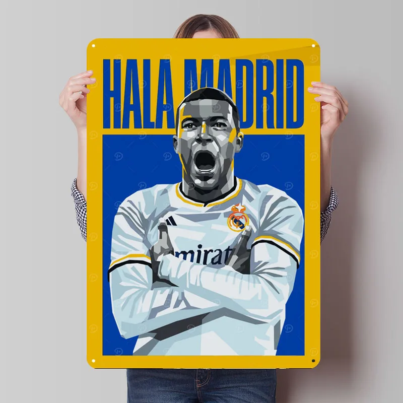 Каррим Бензема Реал Мадрид Металлический Знак Футбол Настенный Художественный Плакат Интерьер Пользовательские Ретро Оловянные Вывески для Украшения Домашней Комнаты Человек Пещера Каррим Бензема Реал Мадрид Металлический Знак Футбол Настенный Художественный Плакат Интерьер Пользовательские Ретро Оловянные Вывески для Украшения Домашней Комнаты Человек Пещера