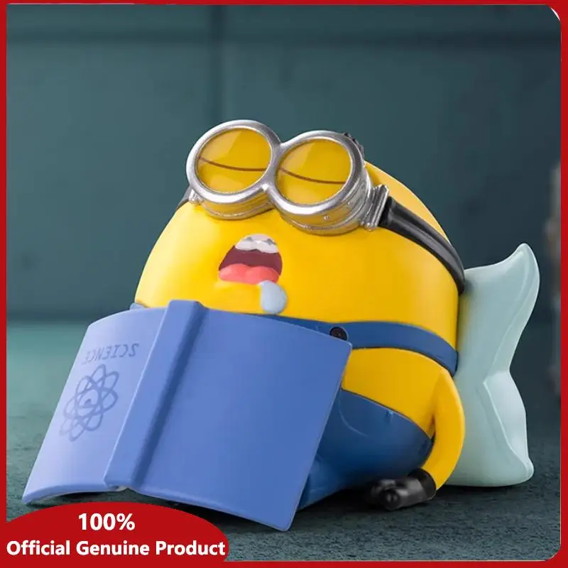 

Minions Lazy Every Day Series Original Blind Box Mystery Box Guess Bag Toys Doll Cute Anime Figure Desktop Ornaments Collection
