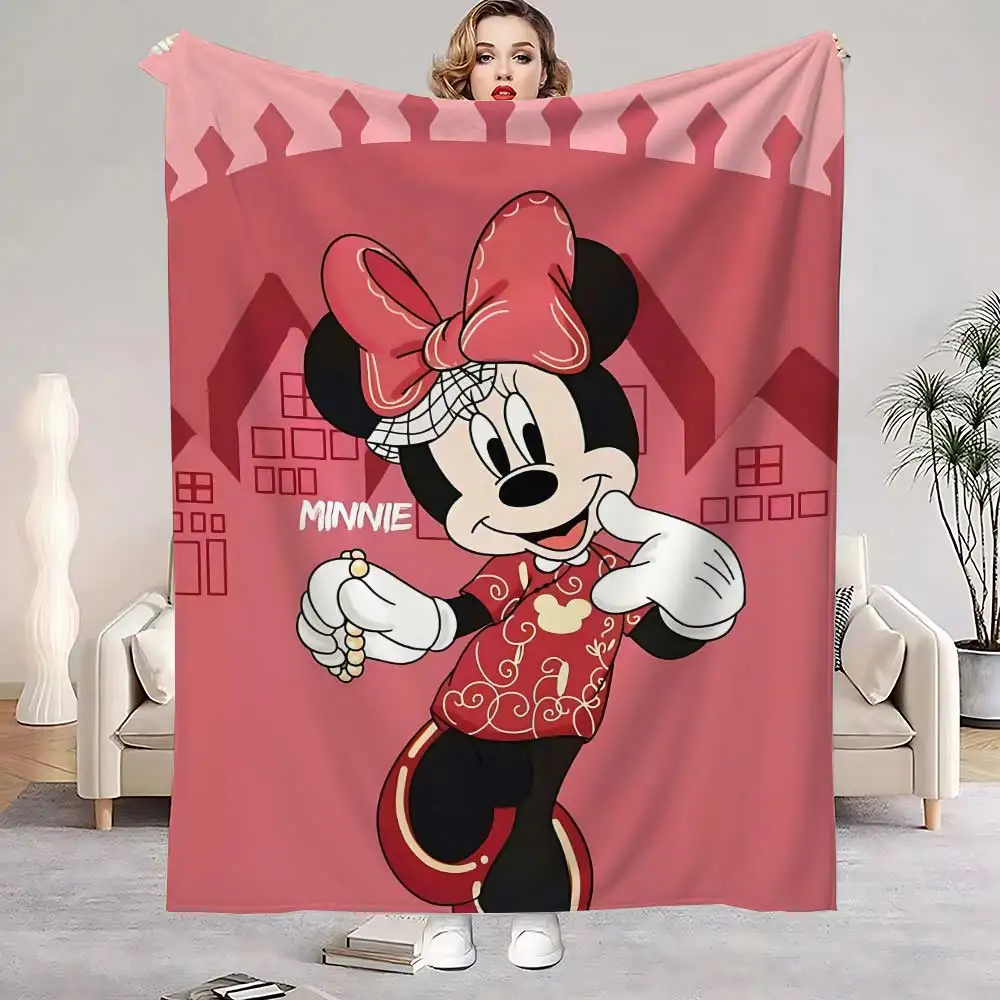 Black-eared Mouse Decorative Sofa Blankets for Bed Blanket Oversized Home Bedroom Decoration Bedspread the Throw Warm Winter Nap - view 3