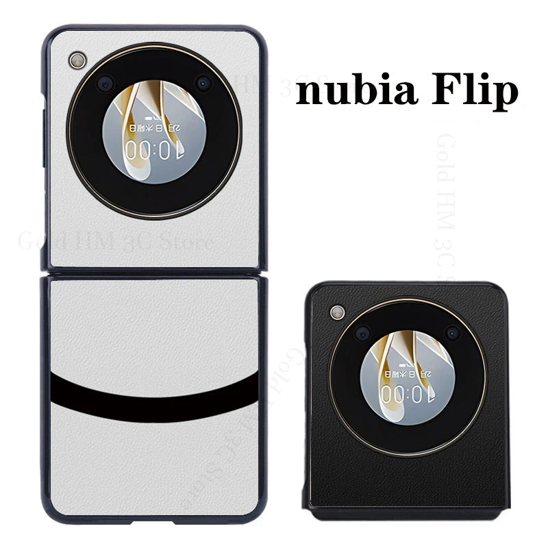 

Fundas For ZTE nubia Flip 5G Splice Leather Phone Case For ZTE Nubia Flip Capa Holster Protection Back Cover For nubia Flip Case