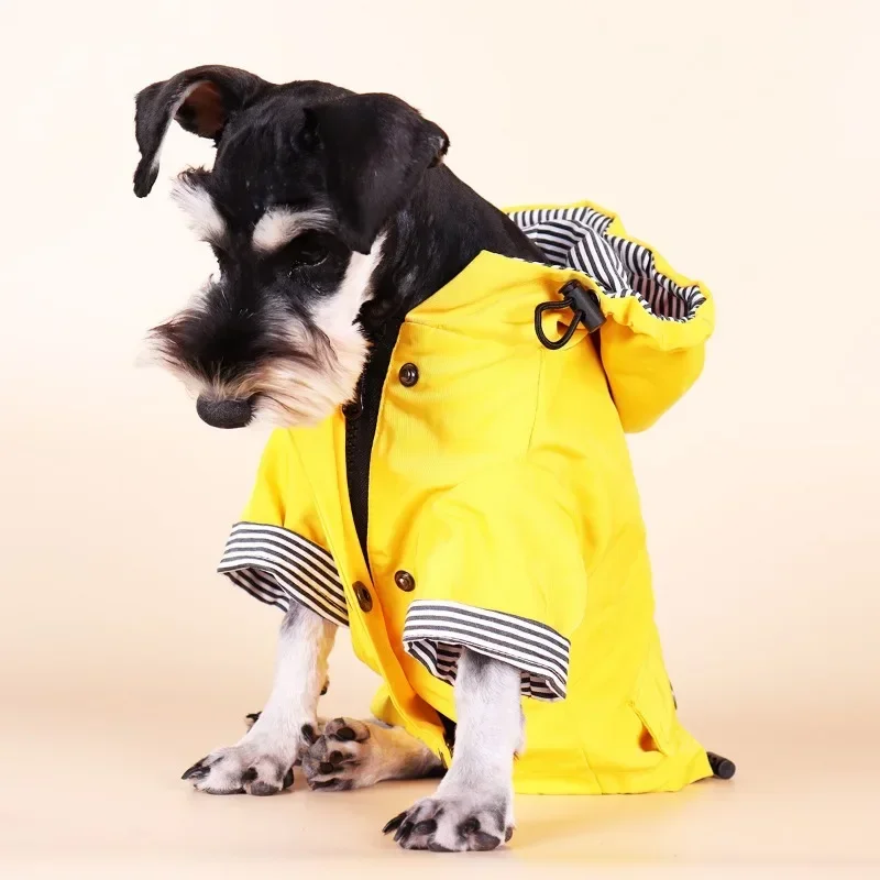 Large Dog Clothes Waterproof Dog Raincoat Pet Windproof Jacket Labrador French Bulldog Coat Winter Warm for All Dogs Breeds