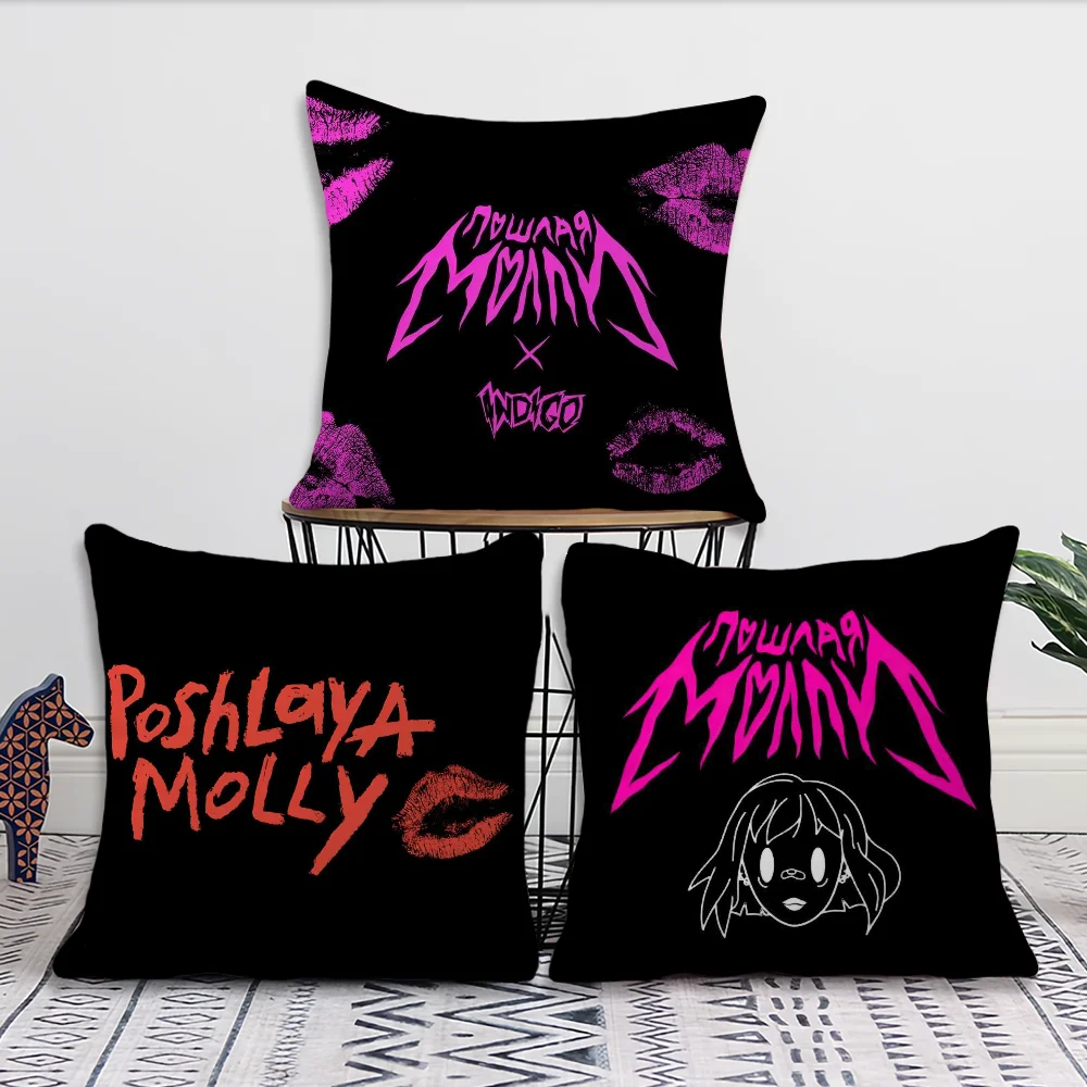 Band P-Poshlaya M-Molly Decoration Room Home Sofa living Office Car Nordic Simplicity Pillow Cover