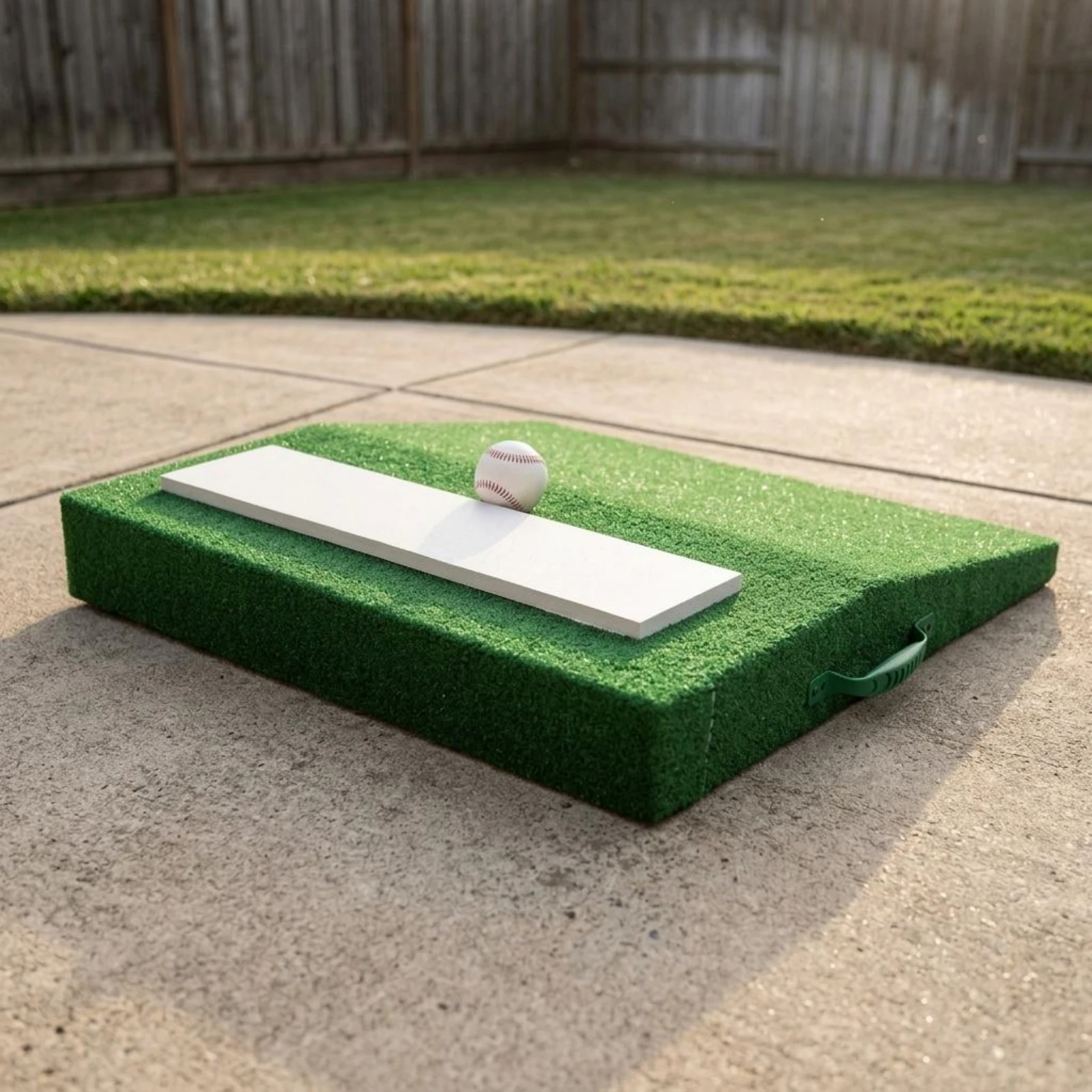 Portable Mound Pad Waterproof Portable Pitching Mound Turf Pitching Pad Low-Height Sports Training Long-Lasting