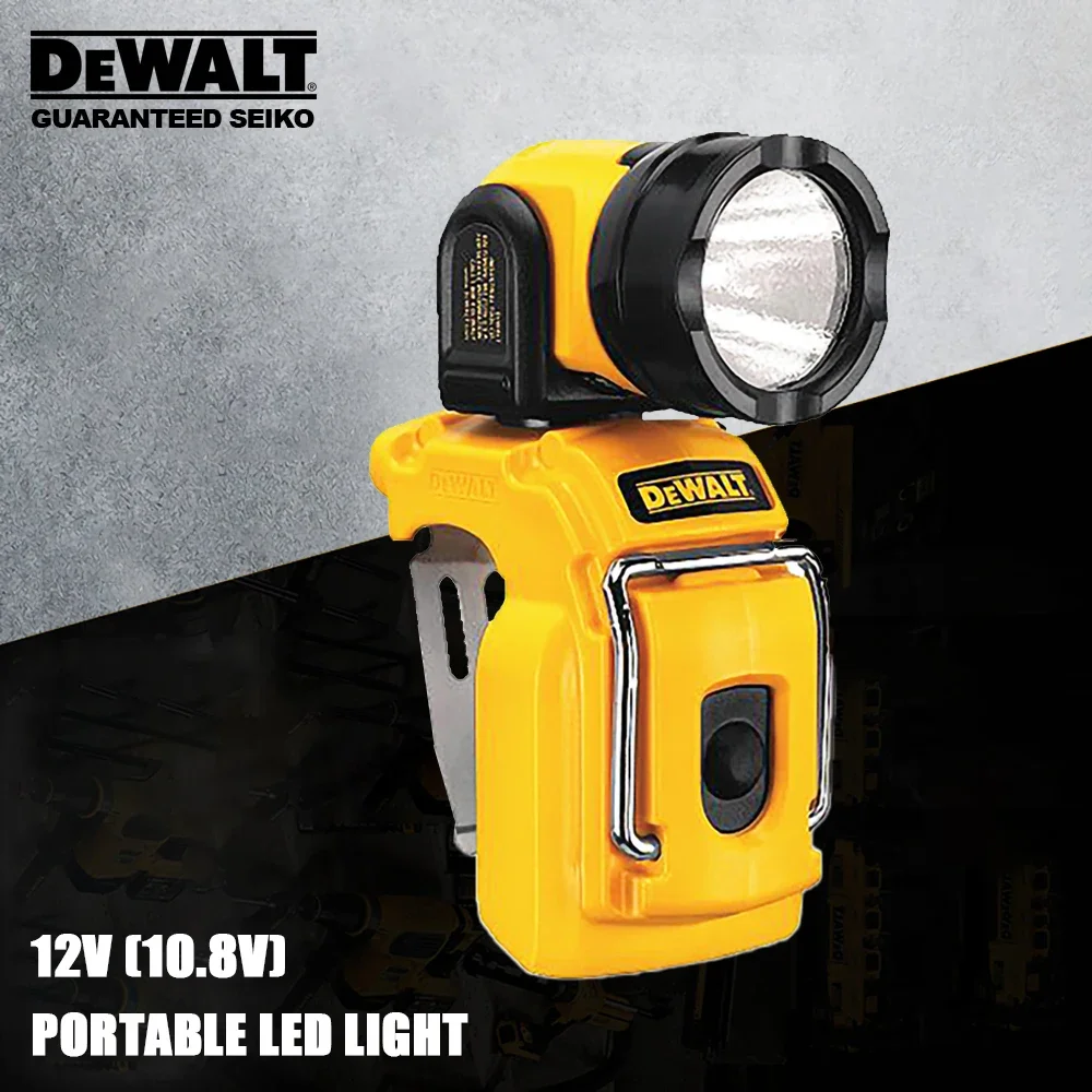 

DewaltT Portable Spotlight Rechargable MultiFunctional LED DCL510 12V 130LM for Outdoor Clamp Universal 12v and 10.8v Platform