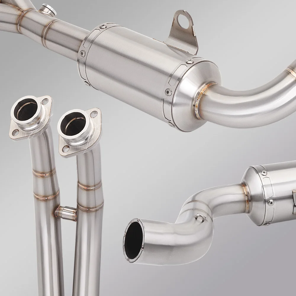 For GSX8S GSX8R 2024- Motorcycle system exhaust Slip On stainless steel front and rear end kit Origin POSITION high performance