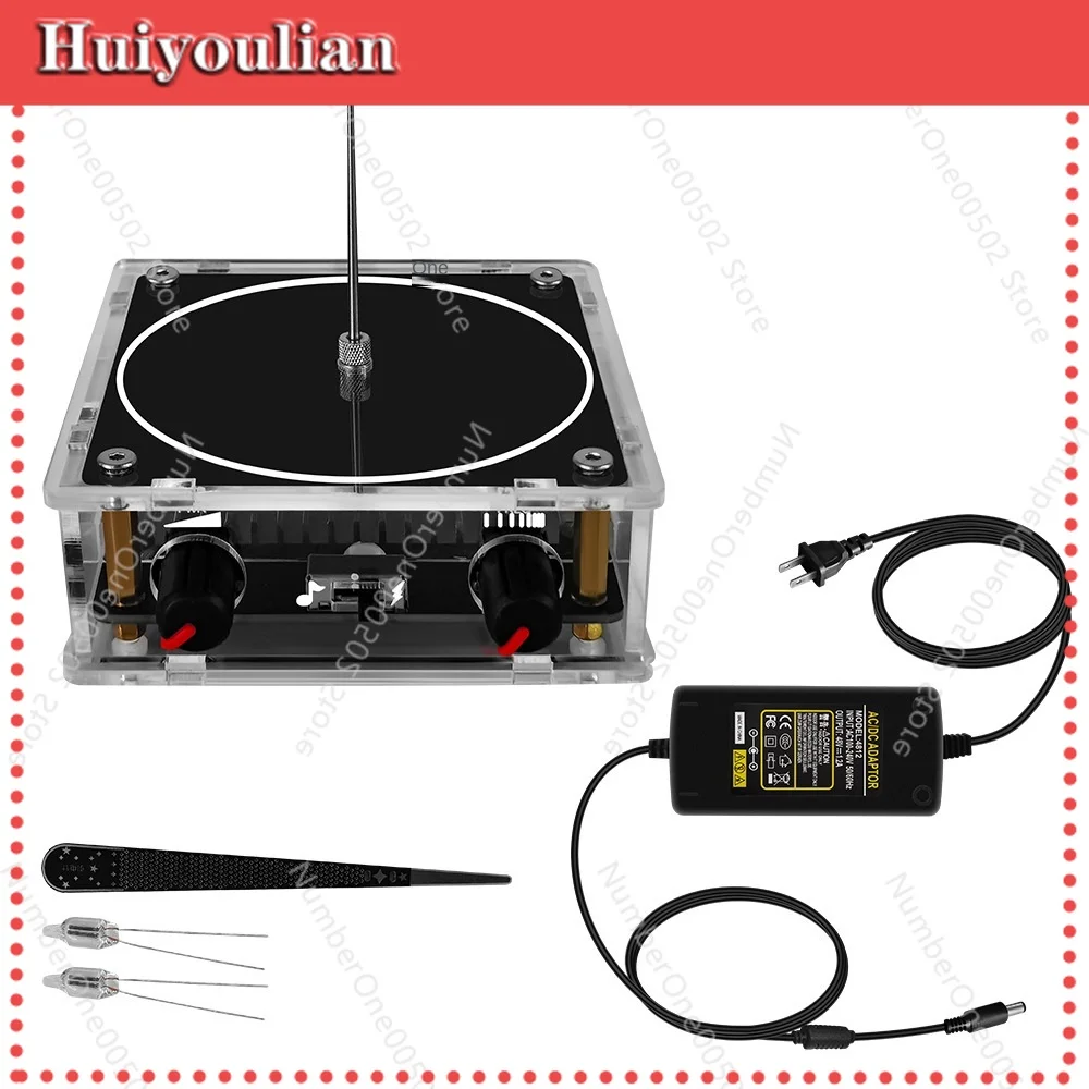 Music TeslaCoil Music Box Artificial Lightning Touchable Audio Input Bluetooth Scientific Reality