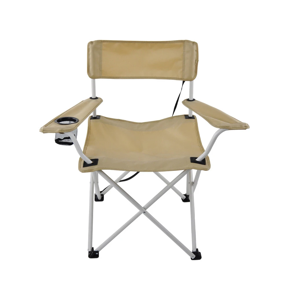 

Lightweight Foldable Custom Portable 600D Oxford Durable Camping Chair Folding Chair with Cup Holder
