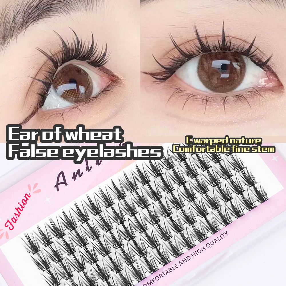 A-type  M-type tower tip wheat ear eyelashes extend personal false eyelashes, professional makeup, personal cluster eyelashes