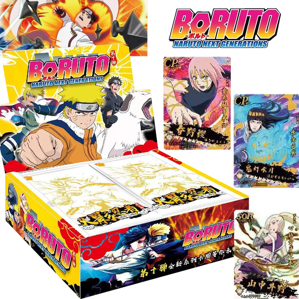 Genuine Naruto Cards X-Files Series Wholesale Anime Character Rare Ultimate Ninja Technique Relief Flash Card Kids Hobbies Gifts