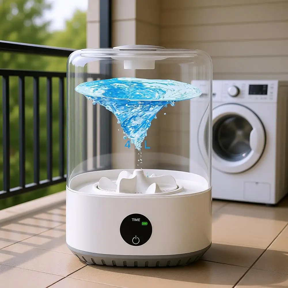 

Мини-стиральная машина 4 л для носков, детской одежды, глубокой очистки в квартирах, общежитиях, путешествиях