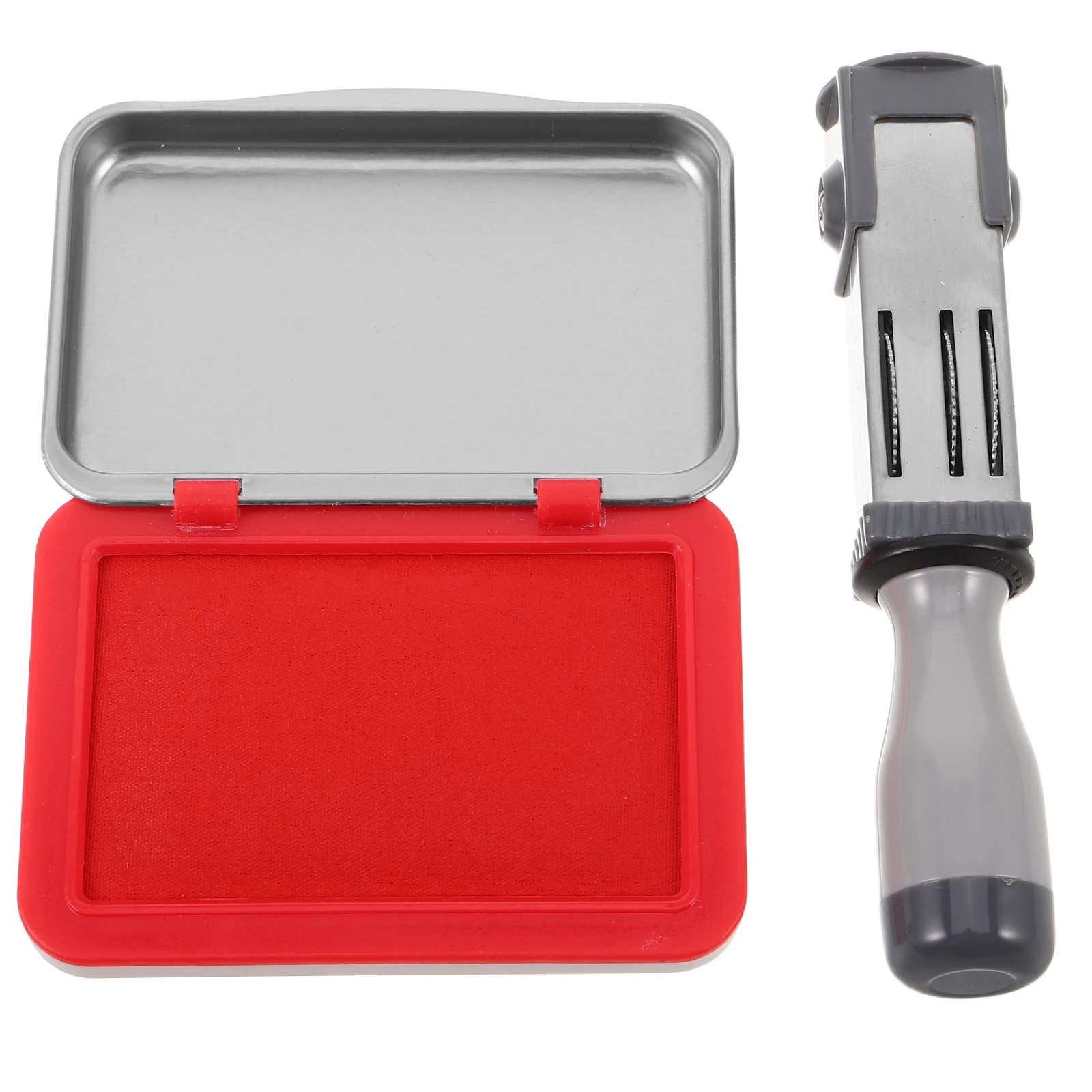 1Set Self Inking Date Stamper Clear Imprint Heavy Duty Office Stamp Tool Portable Business Date Marker for Files Certificates