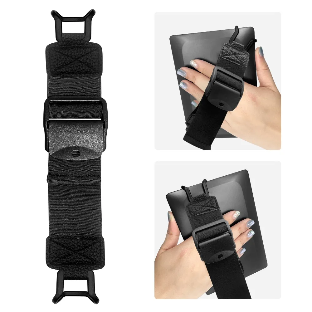 

Надежный ремешок из искусственной кожи с высокой эластичностью, универсальный держатель для электронных книг, защита от падения и скольжения для планшетов Kindle 6-12 дюймов