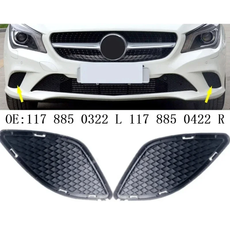 For 2014-2016 Mercedes-Benz CLA W117 Front Bumper Bezel Cover Grille 1178850322 1178850422