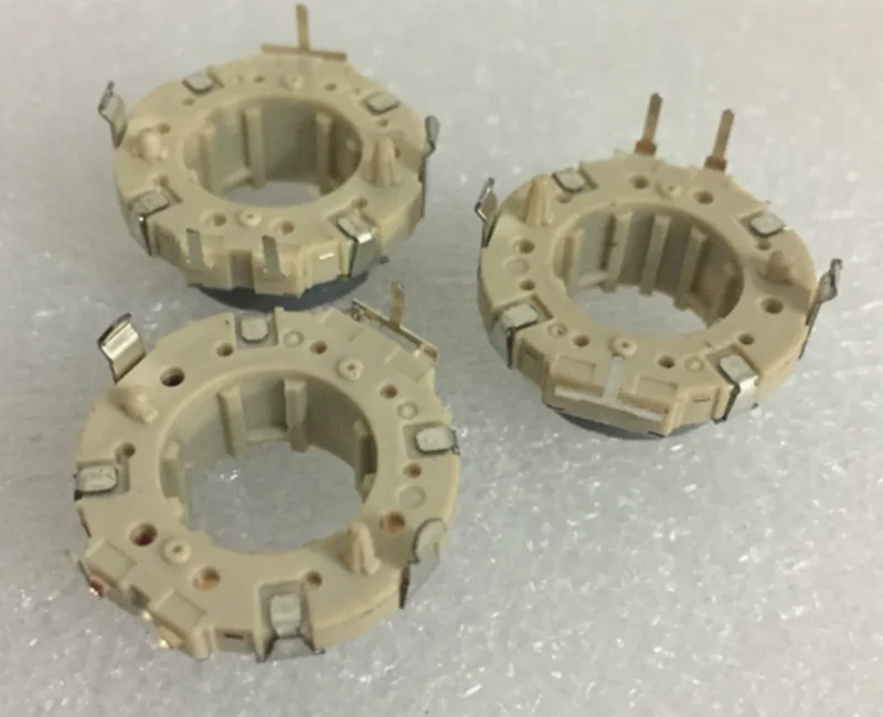 1PCS EC21A0920401 Hollow Shaft Rotary Encoder 18 Positioning 9 Pulse Car Navigation Central Control Equipment Adjustment Device