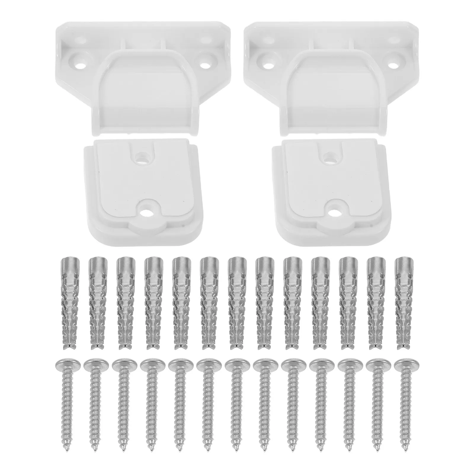 1Set Baby Gate Extension Pieces Safety Gate Installation Hardware Playpen Stabilizer Feet Replacement Connectors Plastic