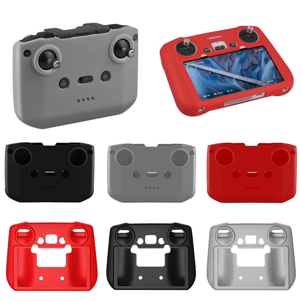 Silicone Case for DJI Mini 4K/Mini 3 Pro/Mavic 3/Mini 2/AIR 2S Drone Remote Control Dust-proof  Protective Cover For RC-N1/N2