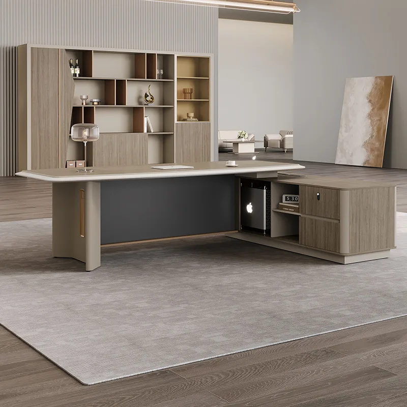 مكتب الرئيس على الطراز الشمالي وكرسي مزيج بسيط وحديث لمدير مكتب الرئيس طاولة المشرف فئة كبيرة