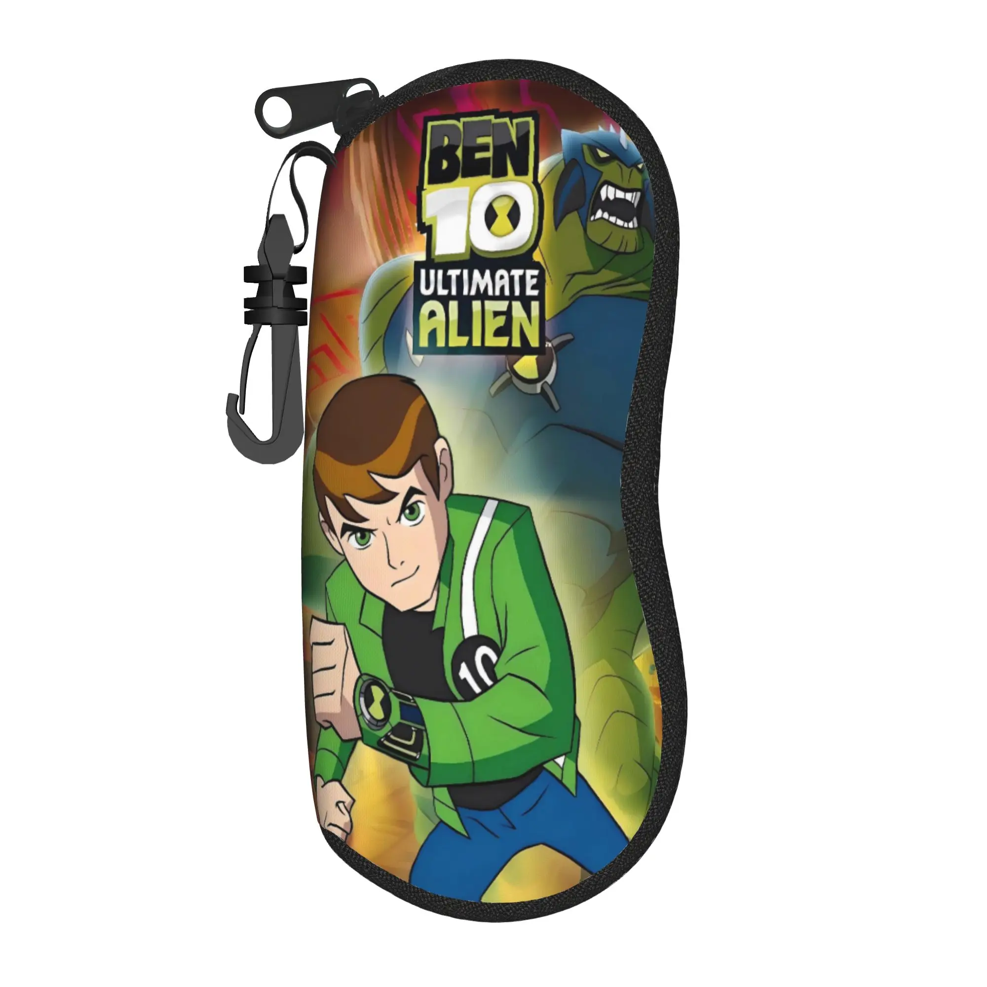Ben 10 Omnitrix Glasses Case  Key Chain Sunglasses Pouch Unisex Pocket Eyeglass Cases Cover Fashion Eyewear Organizer - view 2
