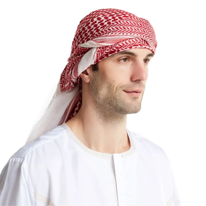 Tactically Religious Square Shemagh Arab Male Cycling Hiking Scarf with Gift Box