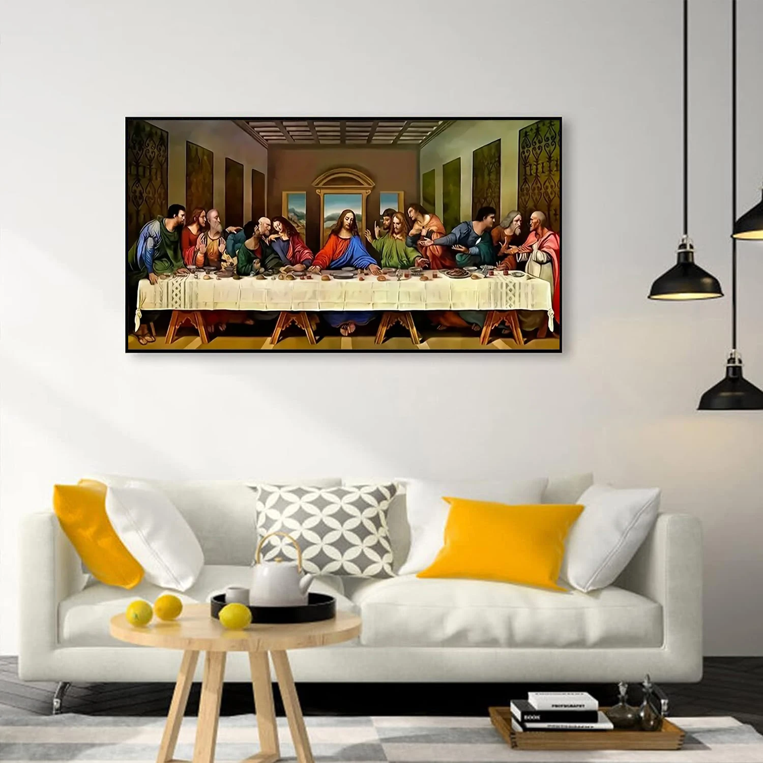 1pc DIY 5D Diamond Painting Full Diamond The Last Supper Diamond Painting, Handmade Home Art Gift Diamond Painting Kit