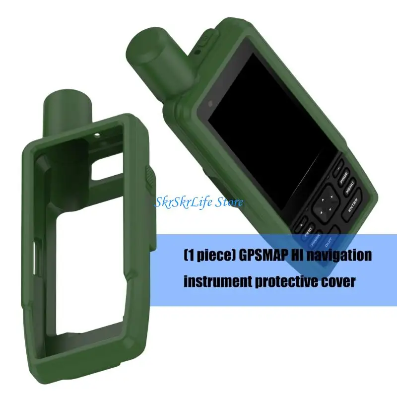 E65E Secure Grip Shockproof Silicone Guard Sleeve For GPSMAP Navigation Gear Hassle Less Installation Long Lasting Durability