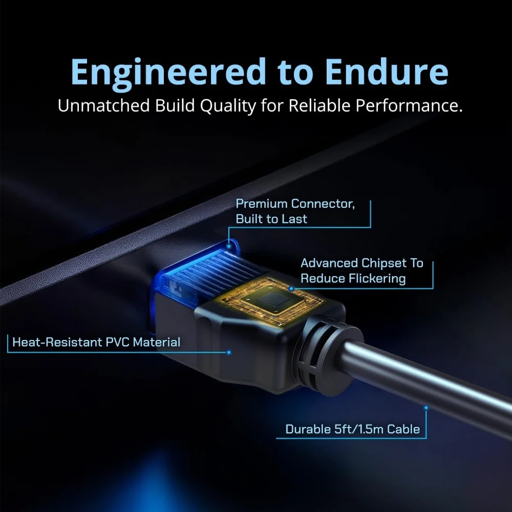 1.5m/3m High Speed Up to 4K 30Hz Dual Head HD Cable Plug Play Cable For TV DVD Projector Computer Laptop Monitor Household cable