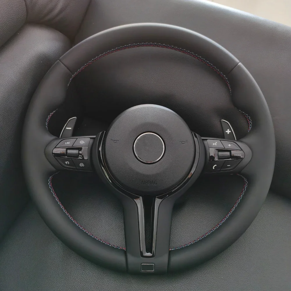 

M Sport Full Leather Steering Wheel Car Accessory For BMW F30 F31 F32 F33 F34 F36 F10 F11 F20 F21 F22 F25 F01 F06 F07 F12 F13