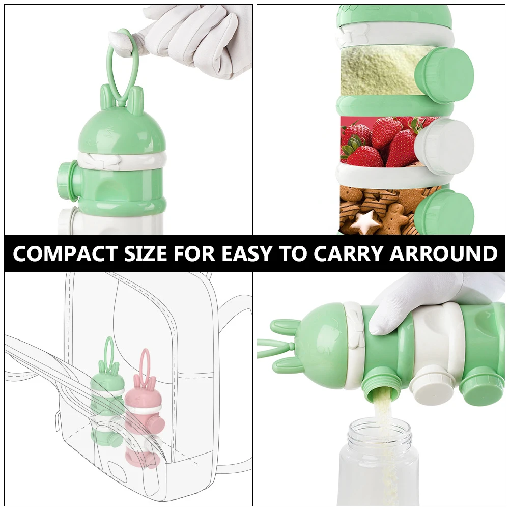 

Portable Baby Food Storage Box PP Material Sealed Container for Milk Powder Lightweight Safe Durable Practical