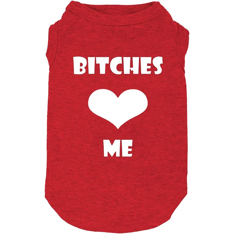 Dog Shirts Letter Printed Vest for Small Large Dogs Slogan Costume Dog Pajamas Puppy Gift Pet Clothes Mama's Boy Birthday Gifts