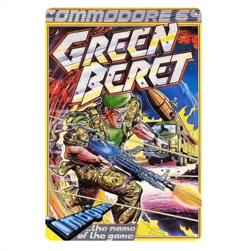 Green Beret Commodore Amiga Retro Video Game Metal Poster Tin Sign 20*30cm